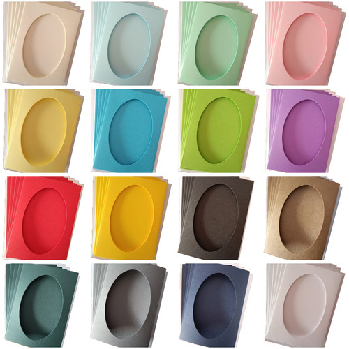 Oval aperture tri - oval, card
