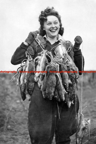 F007154 land girl pests - f007154,