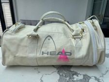 Head Vintage Gym Bag Holdall Travel White Pink Monte Carlo