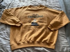 LARGE VINTAGE ORIGINAL CHEVIGNON ORANGE SWEATSHIRT