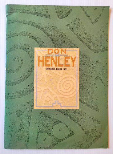 Don henley summer tour 1991 - henley,