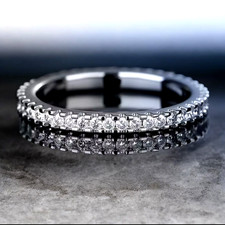 Moissanite Full Eternity Ring