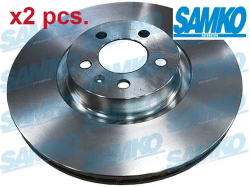 Pcs front brake disc set - x2,