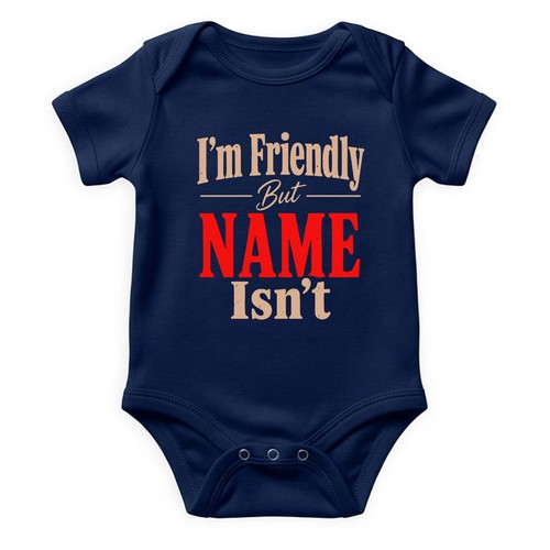 Custom personalised baby grow - custom,