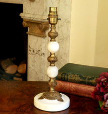 Marble & Brass table lamp
