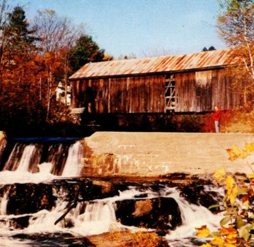 Vtg chrome postcard covered - vtg,