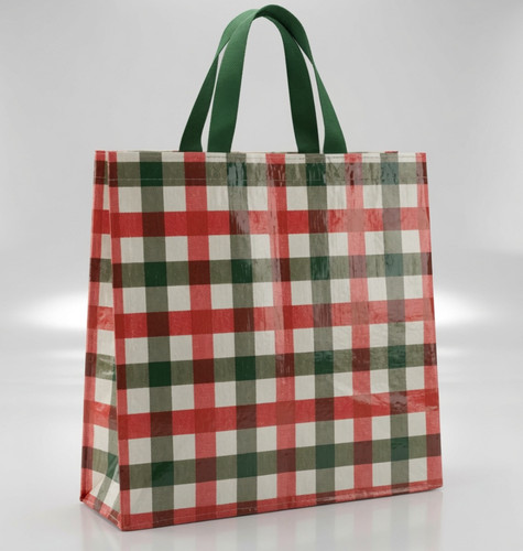 Gingham green and - and, red