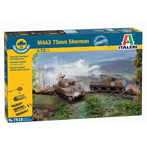 Italeri sherman 7518 - italeri, m4