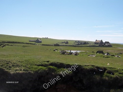 Photo 6x4 abandoned houses - abandoned,