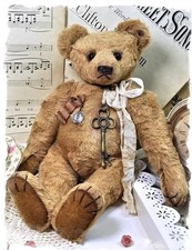 Hand Made Mohair Bear Made In England 