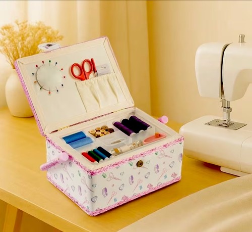 Large pretty fabric sewing - large,