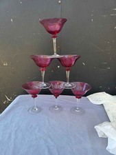 6 Cranberry Optic Swirl