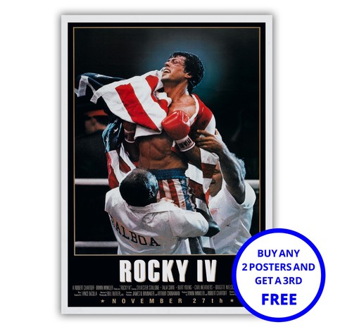 Rocky 1985 movie poster - rocky, 4