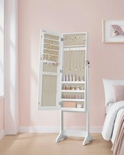 Beige Lining Lockable Mirror