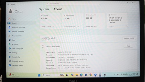Dell latitude 7490 - latitude, intel
