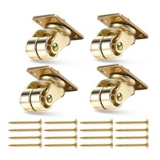 Brass Casters of Upright Piano