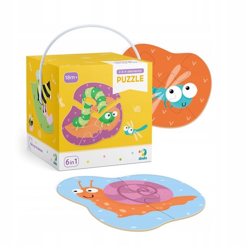 Dodo puzzle baby - baby, 2-3-4