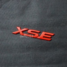 1x Matte Red XSE Metal Sticker