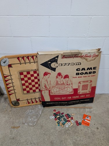 Vintage 1967 carrom - carrom, two