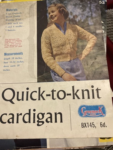 Ladies knitting pattern dk - ladies,