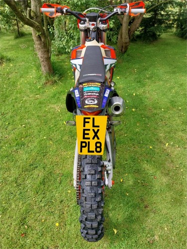 Ktm exc reg plate - reg, ec
