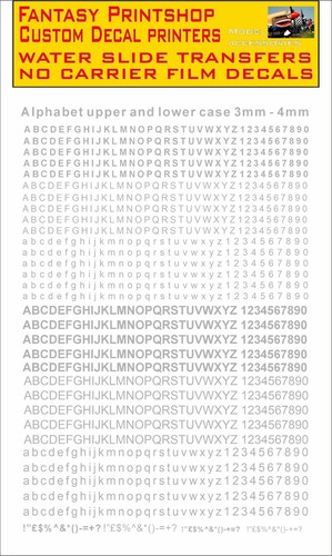 Alphabet letters number - letters, upper