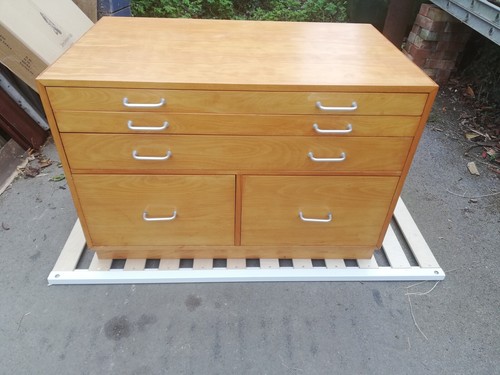 Chest map drawers - of, in