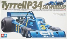 Tamiya 1:12 Tyrell P34 Six Wheeler Big Scale Model Kit P34-6 1/12 F1 Racing Car