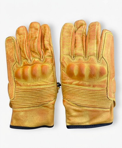 Leather gloves motorcycle - leather,