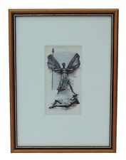 Cash's of Coventry Woven Silk Picture - Cathedral - St Michael and the Devil