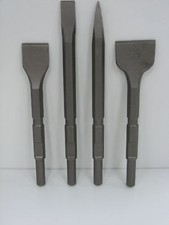 Set of 4 breaker steels KANGO K900/950 – Point +Chisel +2 Wide Chisels 50 &75mm