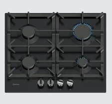 Neff N70 T26CIP8S0 FlameSelect 4-Burner 58cm Wide Gas Hob - Black (Marks)