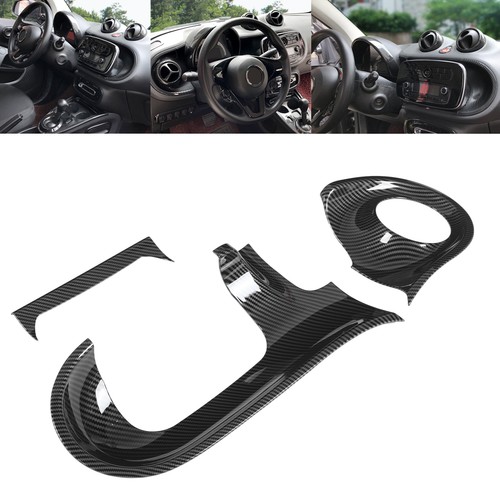 3pcs dashboard trim carbon - dashboard,