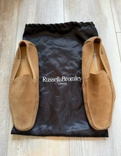 Men’s Russel Bromley Driving Loafer Sued Shoes Size 7 (41)