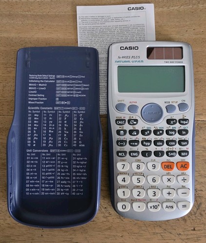 Casio 991es plus - plus, scientific