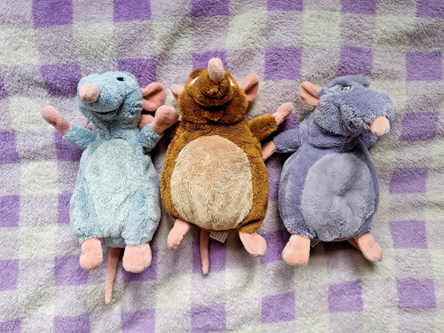 2007 ratatouille plush toys - plush,