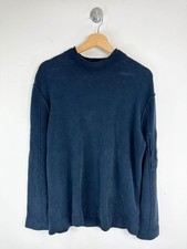 C.P. Company Dark Dark Blue Round neck Chord Jumper Size M 48