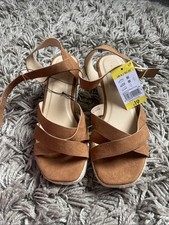 Ladies Wedge Sandals Size 6
