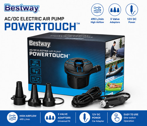 Bestway powertouch dc - powertouch, ac/dc