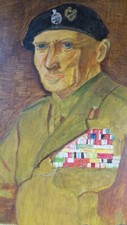 WW2   Field Marshall Montgomery Painting
