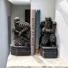 2pcs Hobbit The Lonely Mountain EREBOR Lord of The Rings Bookends Statue