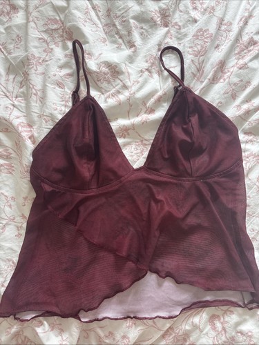 Motel rocks burgundy - red, top