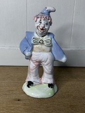 Vintage Spaghetti Hair Ceramic Clown.