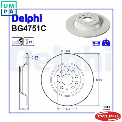 Brake disc bg4751c for - disc,