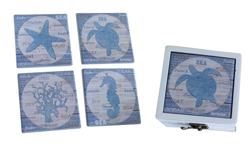 Set ceramic coasters - set, 4