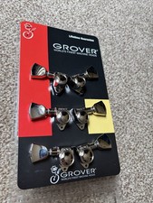 Grover 3x3 18:1 Tuner / Machine Heads in Nickel  w/ Keystone Buttons (102-18NK)