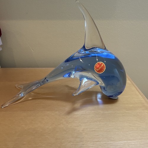 Vintage murano glass dolphin - vintage,