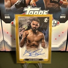 Topps Chrome Boxing 2024 Jose Ramirez /50 Autograph CBA-JRZ