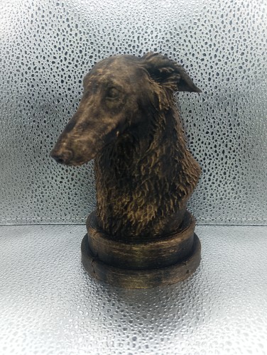 Borzoi bust - borzoi,