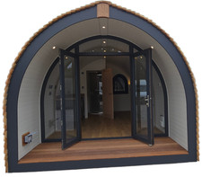 Glamping pod ensuite - glamping, lodge